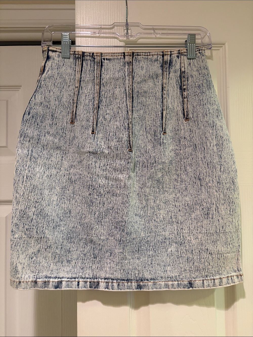 Vintage Jordache 80’s Stone Acid Wash Denim Mini Skirt - Women's small